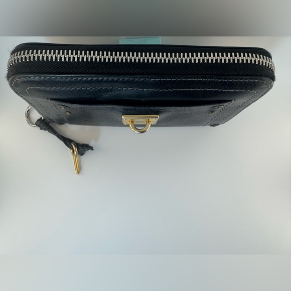 Chloé Paddington Rare Two-Tone Studded Zip Wallet Key Detail Chloé Continental - Picture 3 of 16